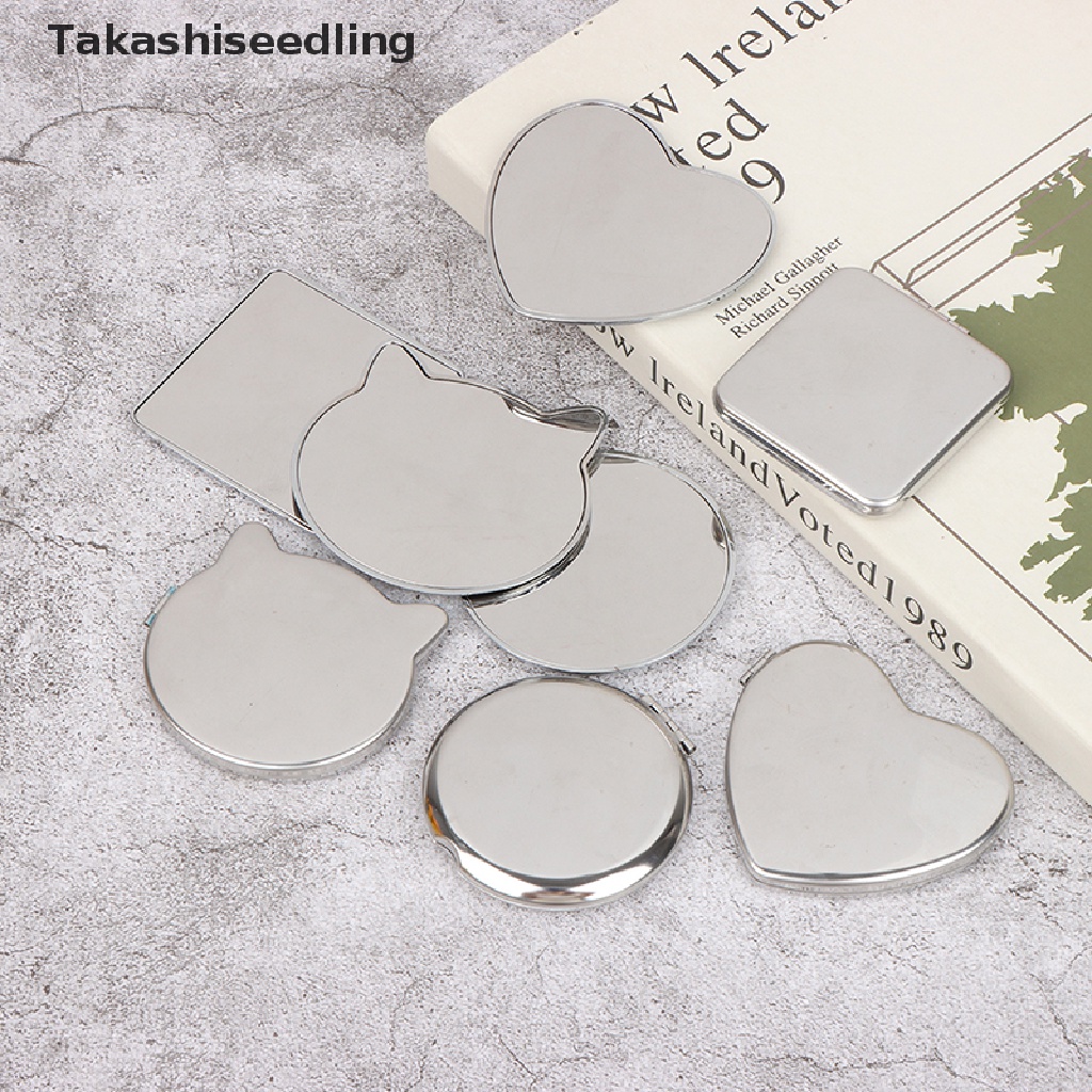 (Takashiseedling) Gương Trang Điểm Tròn Nhỏ Gọn Bỏ Túi Đựng Mỹ Phẩm Bán Chạy