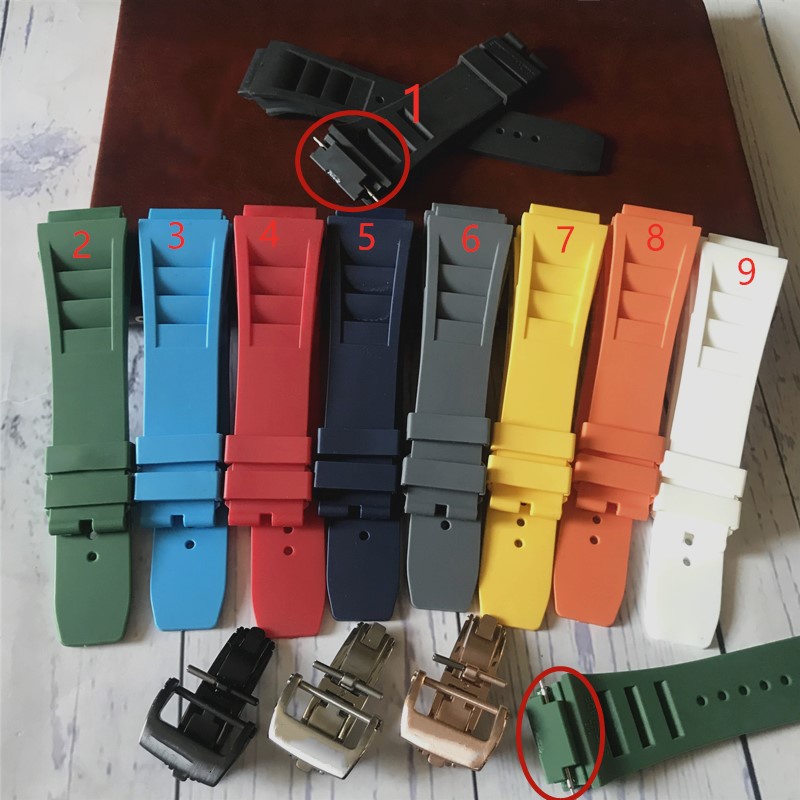 Dây Đồng Hồ Đeo Tay Rich Miller Richard Miller Bằng silicone Chống Thấm Nước 25mm