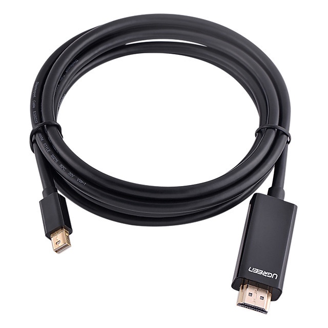 [Mã 254ELSALE giảm 7% đơn 300K] Dây Cáp Mini Displayport Sang HDMI Ugreen (10436) - Hàng Chính Hãng