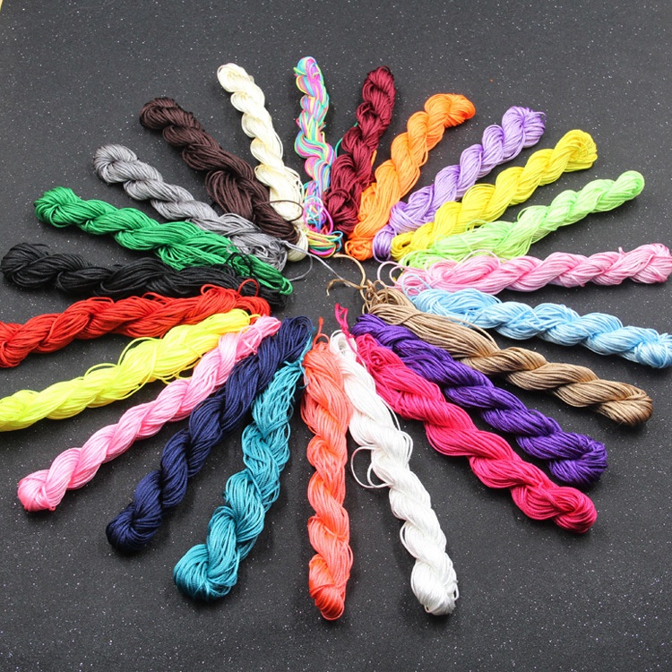 Cuộn dây nylon 1mm/26m dùng làm trang sức thủ công
