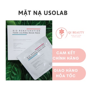 Mặt nạ usolab pdrn renaturation calmning mask pack - mặt nạ tinh chất cấp ẩm, dưỡng da, phục