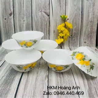 💕Hộp 4 CHÉN SỨ LUMINARC HOA CAO CẤP