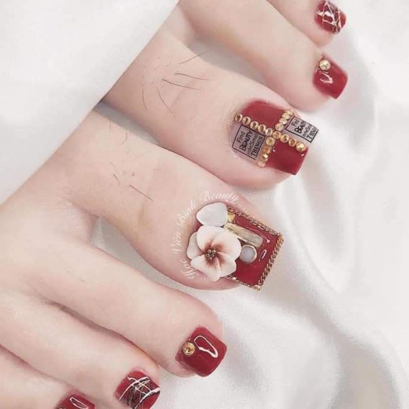 Hoa bột nail