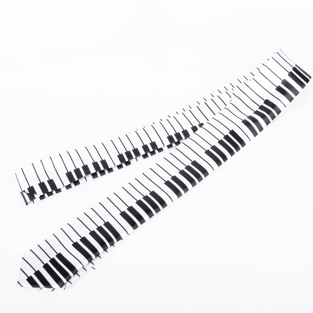 Cà Vạt Họa Tiết Hình Phím Đàn Piano Độc Đáo