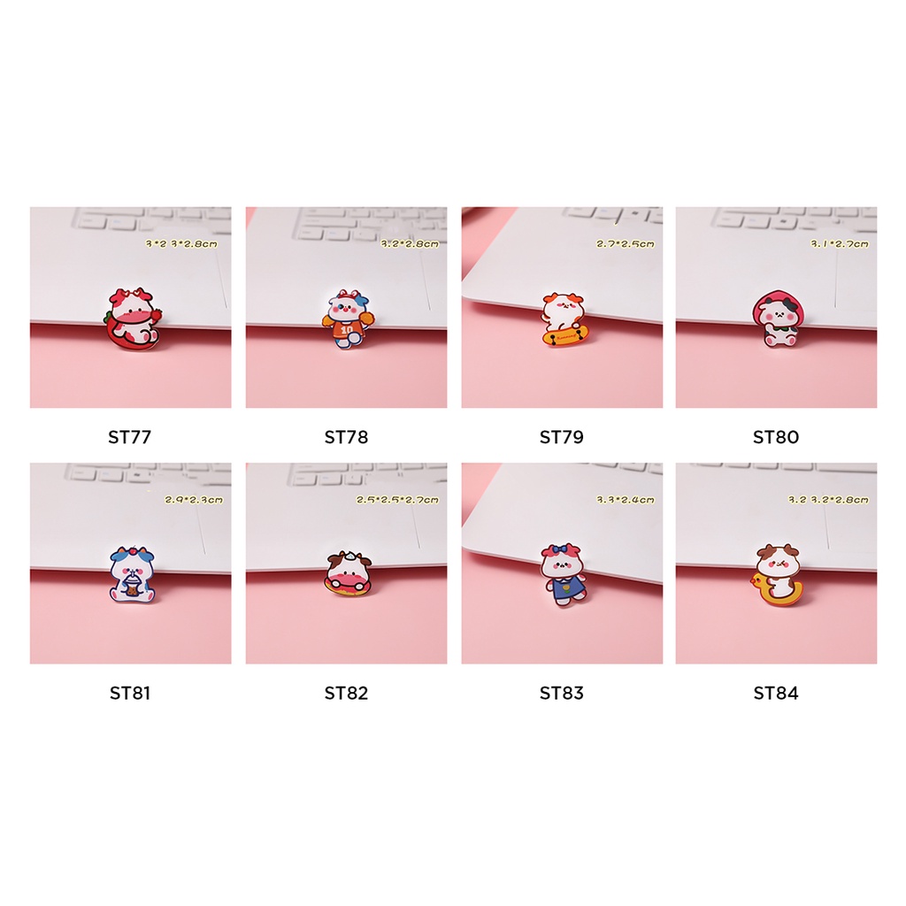 Sticker pin cài áo phụ kiện trang trí balo túi xách xinh xắn LOT STORE ST700