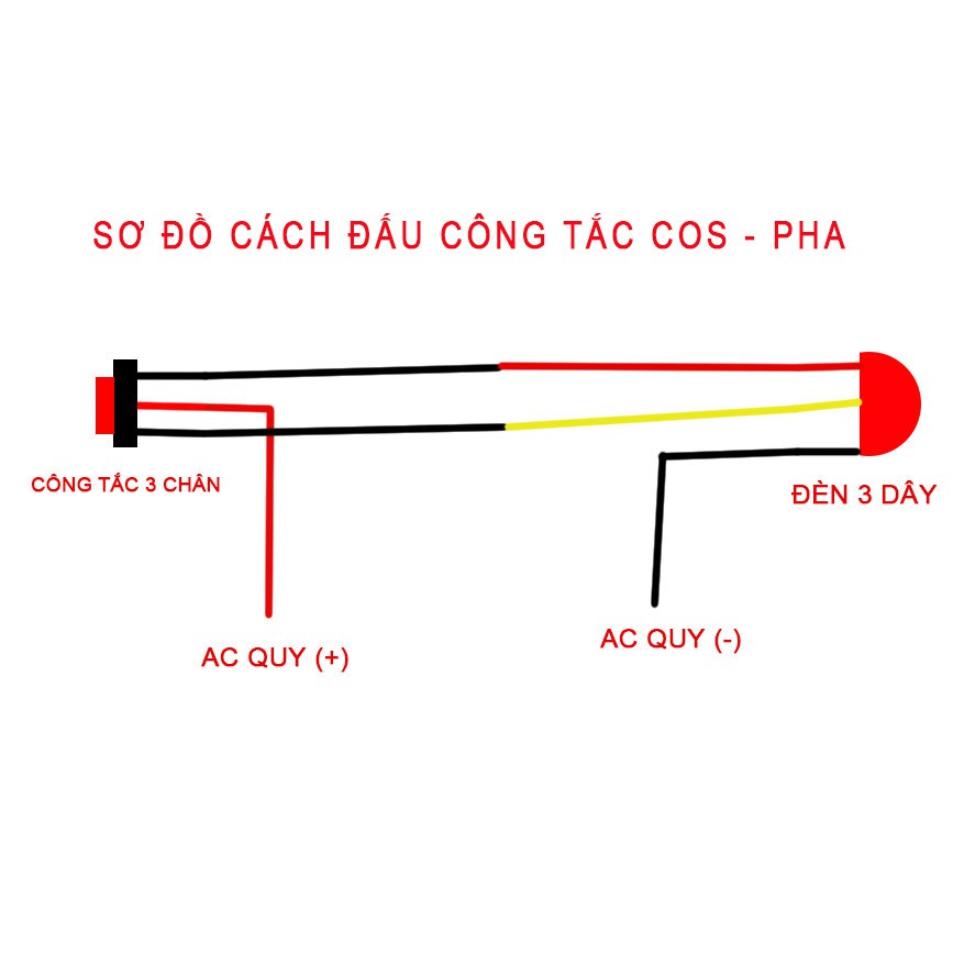 Công Tắc Ghi Đông 3 Dây [ Cos / Pha ]