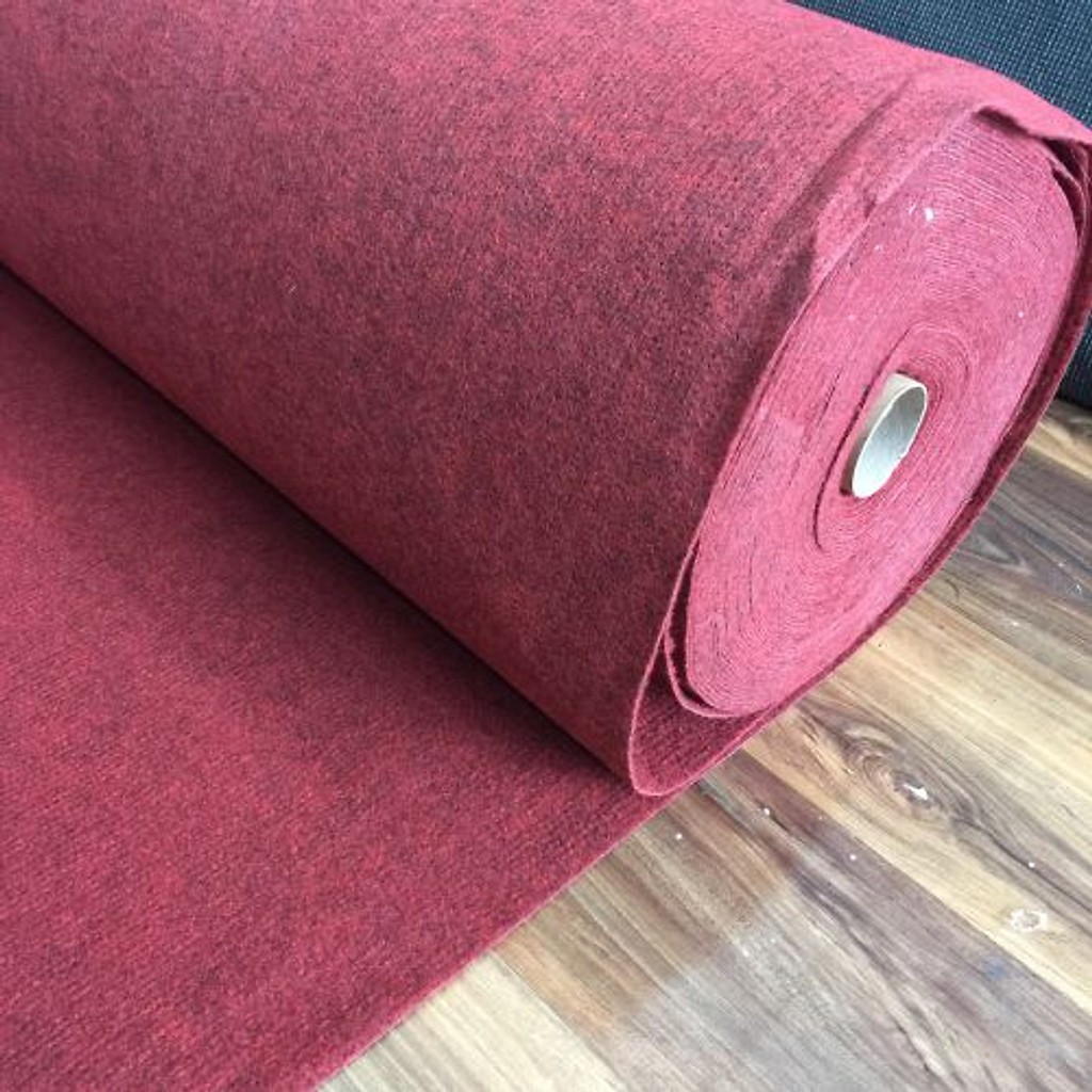 Thảm nỉ trải sàn màu đỏ đô lót sàn phòng khách, phòng ngủ, trang trí nhà cửa, sự kiện, tiệc cưới, làm phông chụp hình