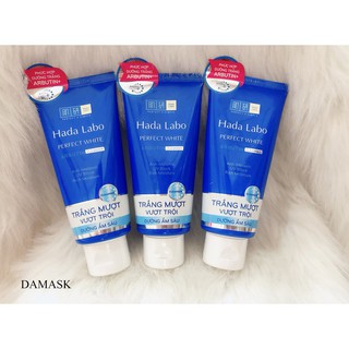 Kem Rửa Mặt Dưỡng Trắng Hada Labo Perfect White Arbutin Cleanser (80g)