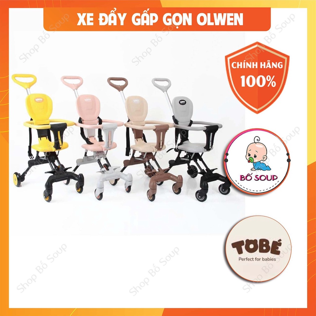 Xe đẩy cho bé gấp gọn chính hãng Tobe