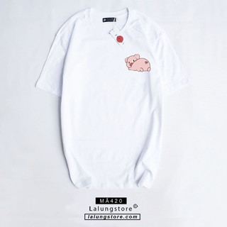 Áo thun hình heo cực cute (chất đẹp, nam nữ đều mặc được)