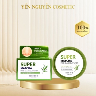 Mặt Nạ Đất Set Some By Mi Super Matcha Pore Clean Clay Mask 100g