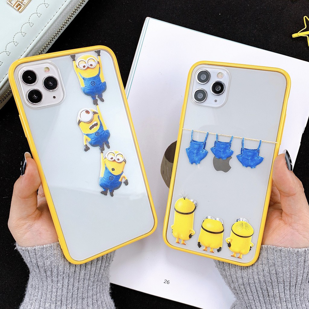 [ IPHONE ] Ốp Lưng Viền Silicon Minion - V003
