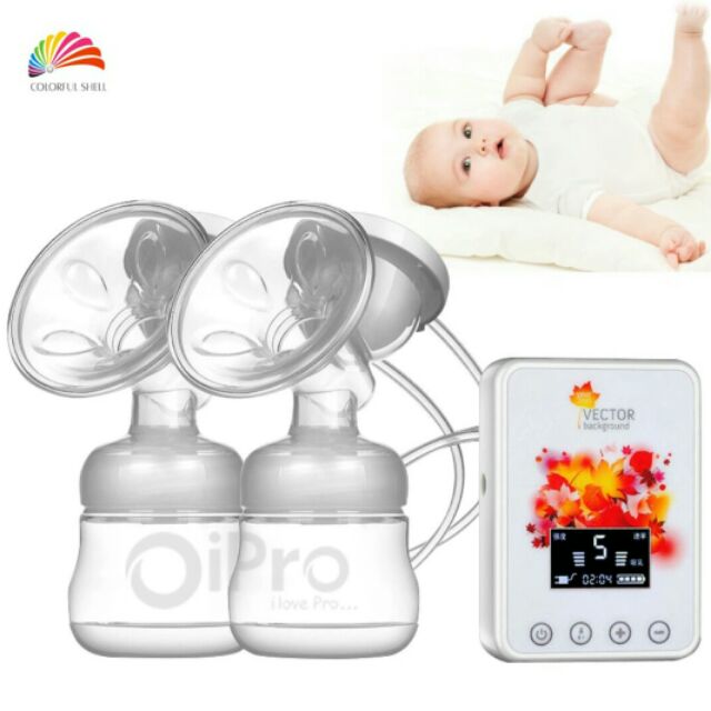 Hút sữa matxa điện đôi