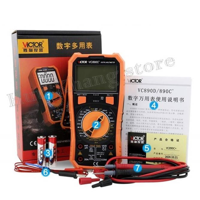 Đồng hồ victor VC890C+ bản mới