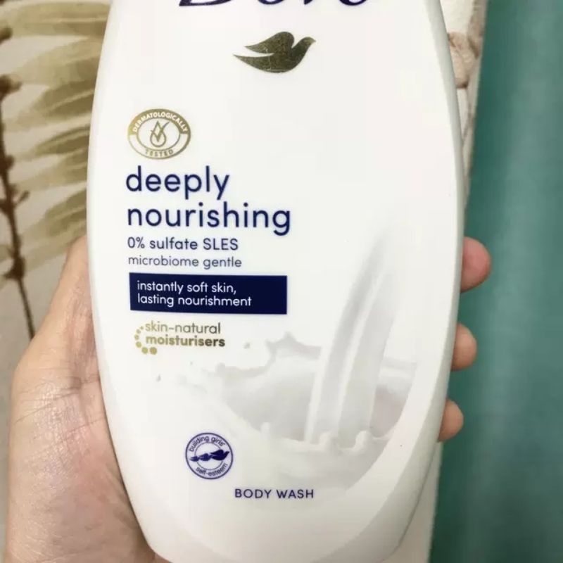 Sữa tắm Dove Go Fresh Đức Làm sạch cấp độ ẩm trắng da mềm mịn 500ml