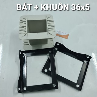 Khuôn biến áp 36x5 + Bát gông phe 36. Khuôn nhựa quấn biến áp 3,6x5,0 cm và bát để gông fe chống bị rung
