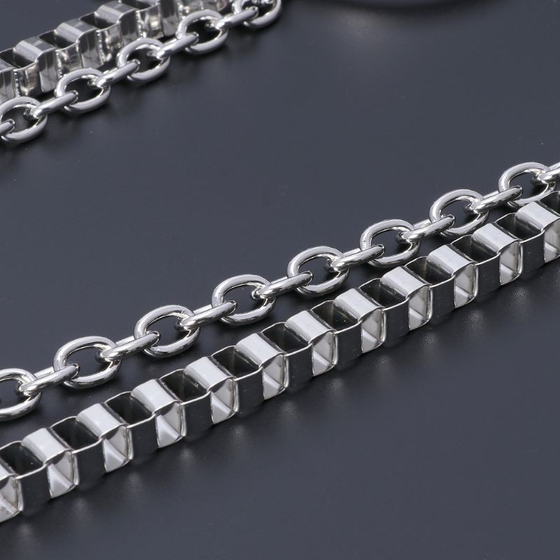 Dây xích dài gắn ví phong cách Punk