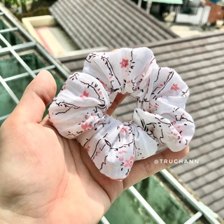 Cột tóc vải scrunchies giá rẻ ( Ảnh thật )