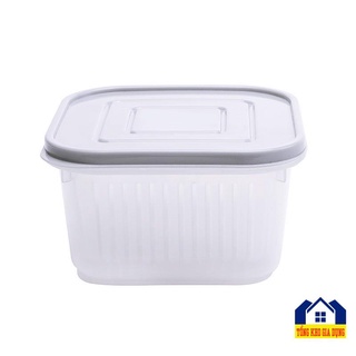 Hộp bảo quản thực phẩm tươi hành lá gừng tỏi, hộp đựng thức ăn để tủ lạnh