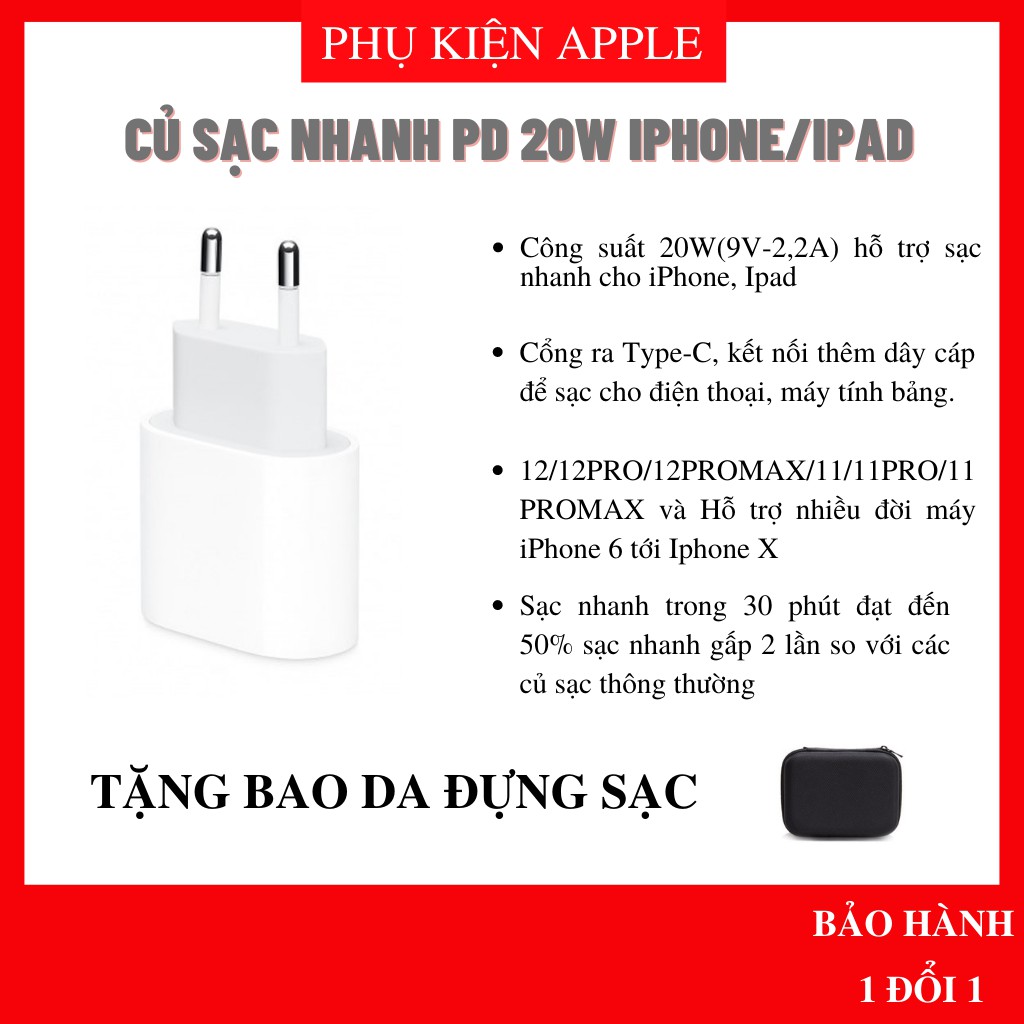 Củ Sạc IP 20W USB-C Power Adapter