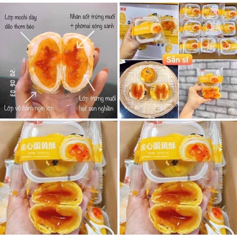 Bánh trứng muối tan chảy siêu hot 1 cái