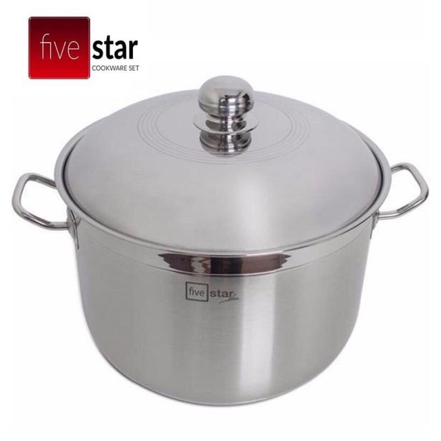 NỒI INOX 3 ĐÁY FIVESTAR LUỘC GÀ 36cm/36 cm, dùng được bếp từ