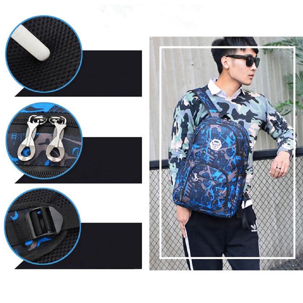 Set 3 Món Balo Túi Ví Canvas Thời Trang Năng Động | BigBuy360 - bigbuy360.vn