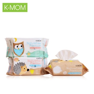 Khăn ướt KMom hàn quốc có vân nổi.