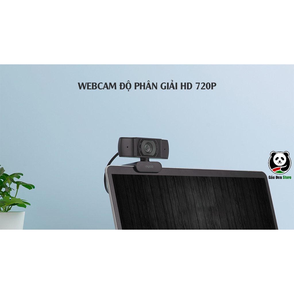 [Bảo Hành 2 Năm] Webcam Rapoo C200 Độ Phân Giải HD 720P - Hàng Chính Hãng | BigBuy360 - bigbuy360.vn