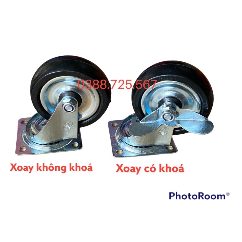 Một cái bánh xe đen size từ 5cm-10cm Vĩnh Phát