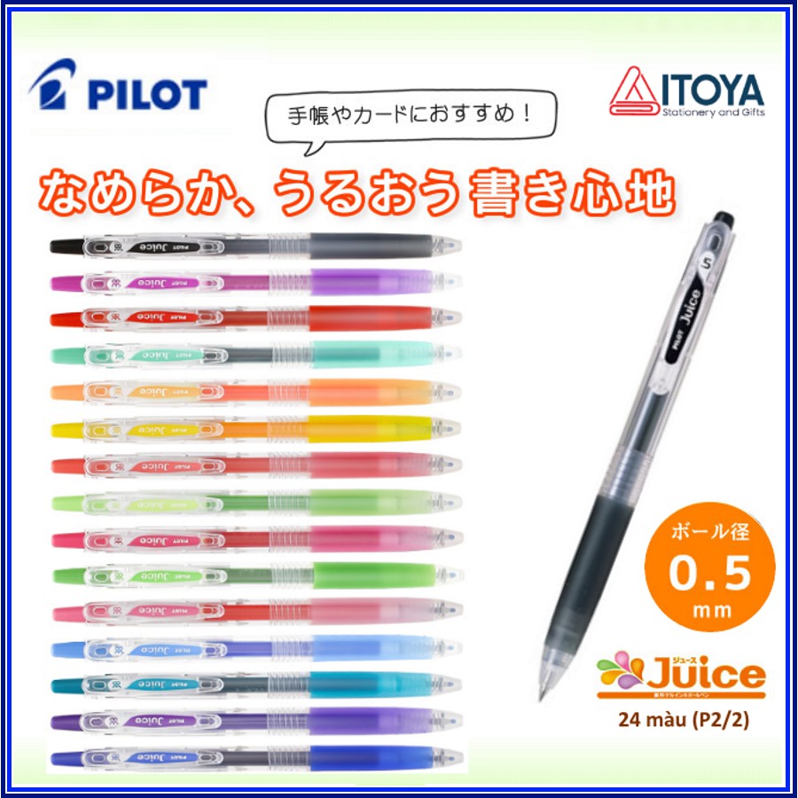 [P2/2] Bút bi gel Pilot Juice LJU-10EF, 0.5mm