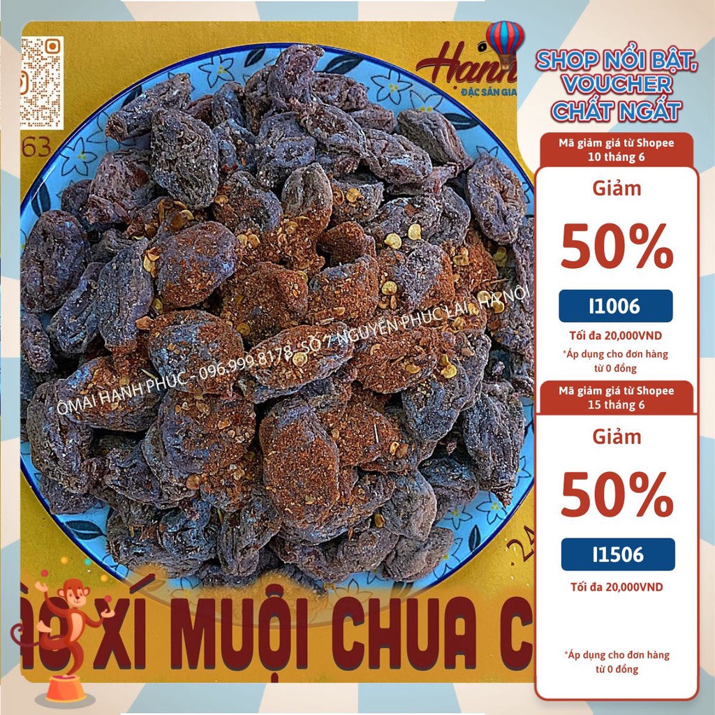 Đào xí muội chua cay 100gr / 300gr / 500gr