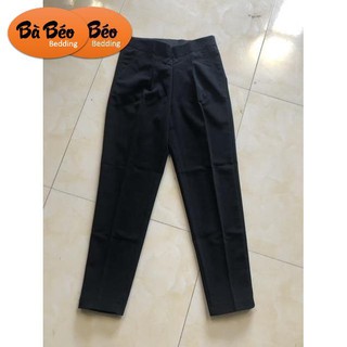 quần Tây baggy lưng chun khoá sườn