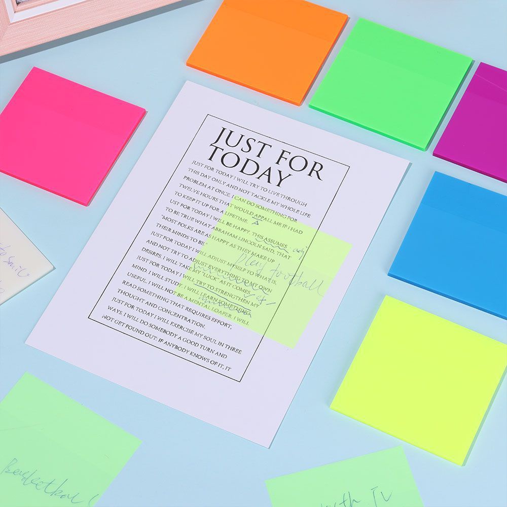 Giấy ghi chú trong suốt chống thấm nước di động tiện dụng cho văn phòng/ trường học