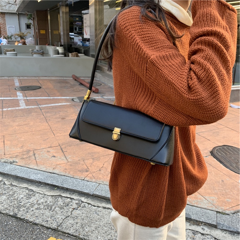 IELGY Túi đeo dưới cánh tay Thời Trang Đơn Giản Dành Cho Nữ