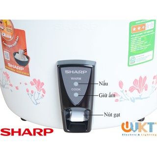 Nồi cơm điện nắp rời Sharp 3.8 lít KSH-740V (D40V)