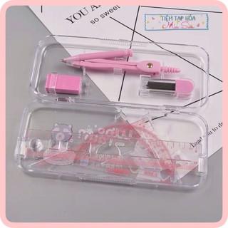 Set compa eke thước kẻ 7 món xinh xắn - MiuSua