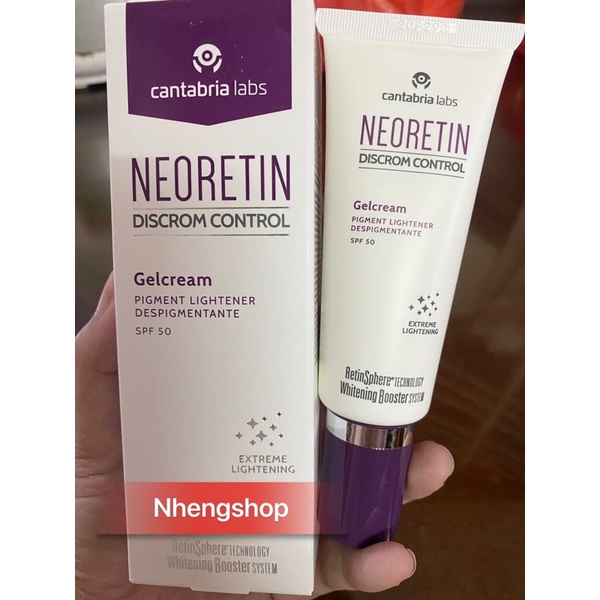 Kem chống nắng Neoretin Discrom Control Gel Cream SPF50