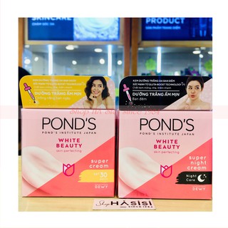 Kem Dưỡng Trắng Ẩm Mịn POND'S WHITE BEAUTY Skin Perfecting Super Cream 50g