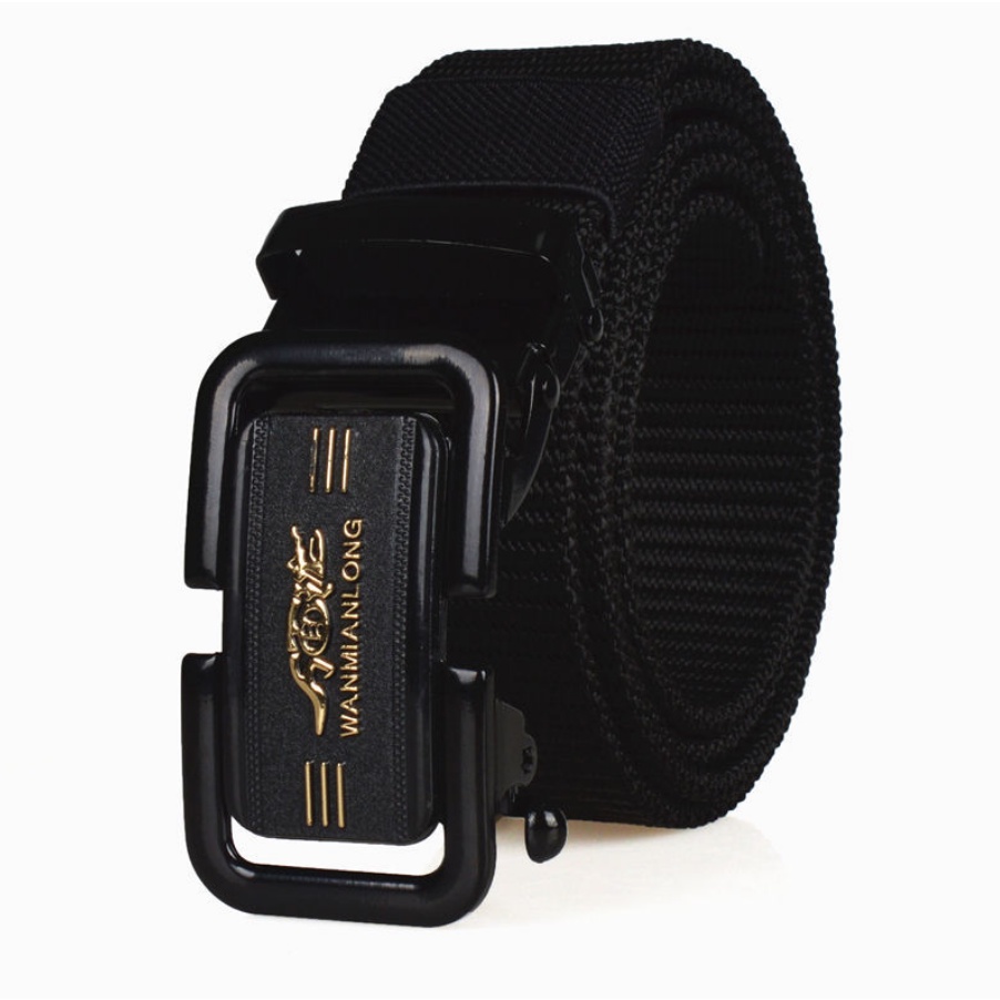 Thắt Lưng Vải Canvas Bản Rộng 3.5CM 120CM Phong Cách Trẻ Trung Thời Trang Cho Nam