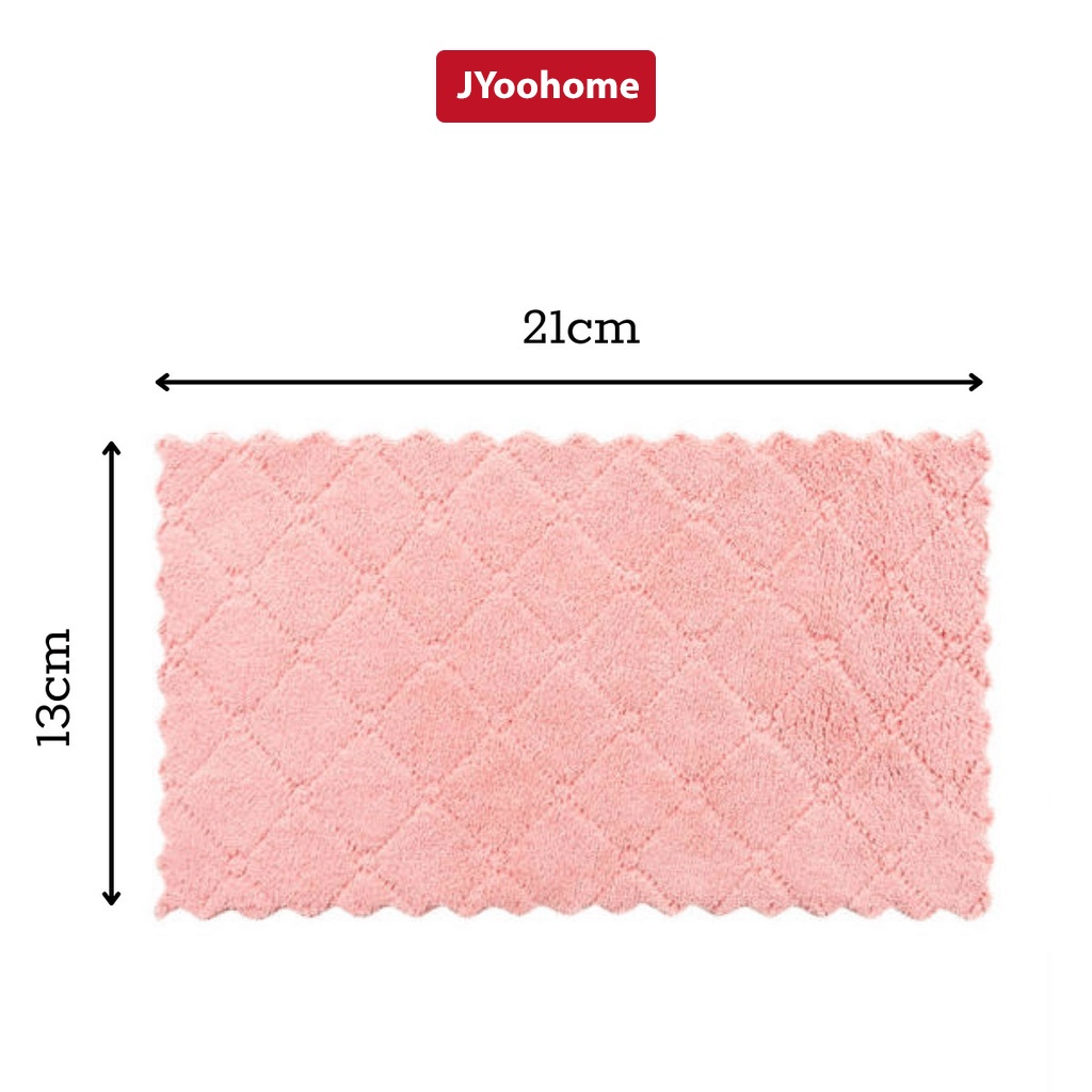 COMBO 5 Khăn lau bếp đa năng 2 mặt tiện dụng - Siêu thấm nước, mềm mịn, kháng khuẩn - Dễ giặt sạch, phơi nhanh khô