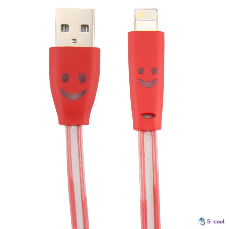 Dây cáp sạc dữ liệu USB có đèn LED cho điện thoại iPhone 6 / 6 Plus / 5 / 5S