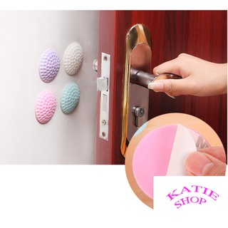 Combo 10 nút chống chạm cửa, miếng nhựa đệm sau cửa giảm tiếng động, chống shock tay nắm cửa, chống trầy xước tường