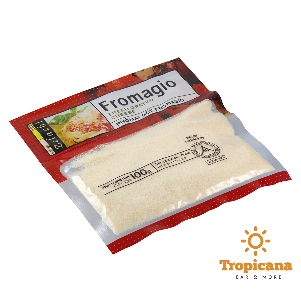 Phô mai bột Bottega Zelachi 100g