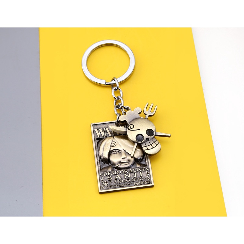 Mới Móc Khóa Hình Nhân Vật Ace Sanji Phim One Piece