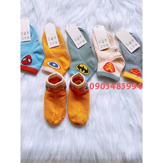 Set 10 đôi tất siêu nhân cho bé