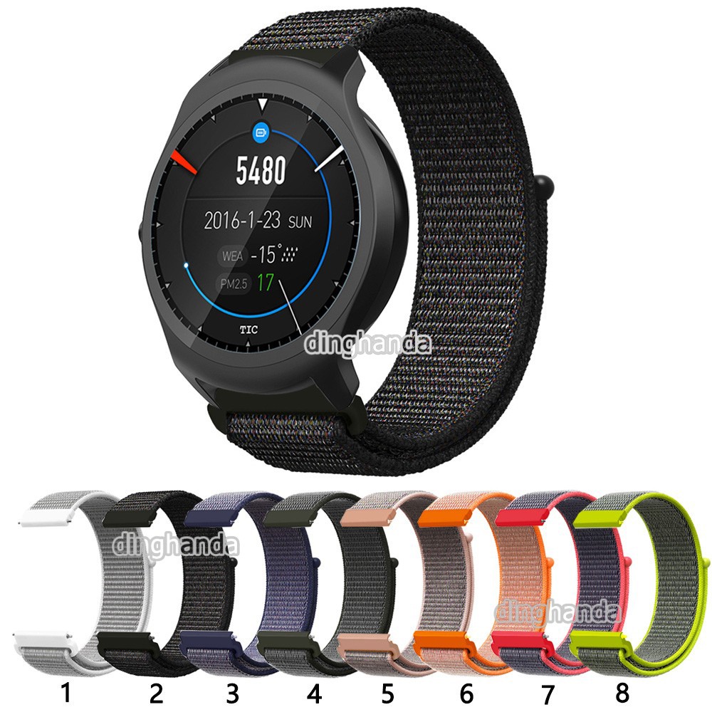 Woven Nylon Strap Loop Band for Ticwatch 2 Smart Watch
