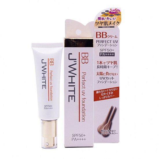 Kem Nền Dưỡng Trắng Da J'White BB 5in1 SPF50+.PA++++ 50ml (Nội địa Nhật) (HSD: 12-2022)