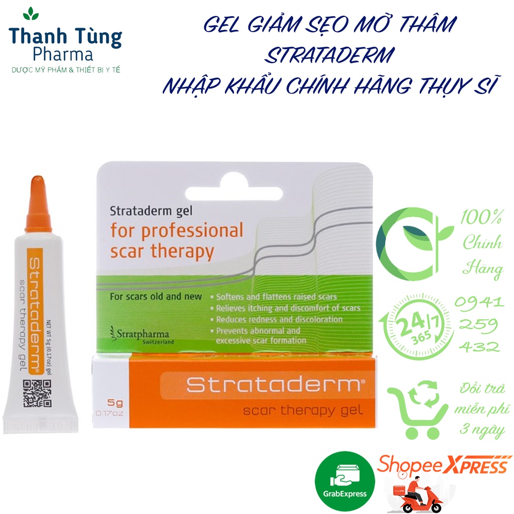 Strataderm 5g 10g 20g Gel giảm sẹo của chuyên gia - Shopee Việt Nam