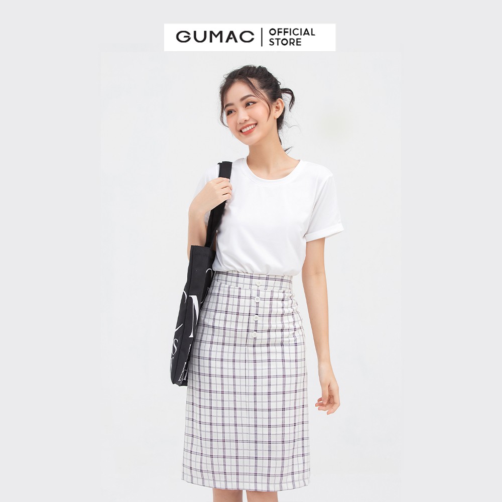 [Mã WABRGM11 giảm 10% đơn 250K] Áo thun nữ cổ tròn tay lật GUMAC nhiều màu năng động ATB811 | BigBuy360 - bigbuy360.vn